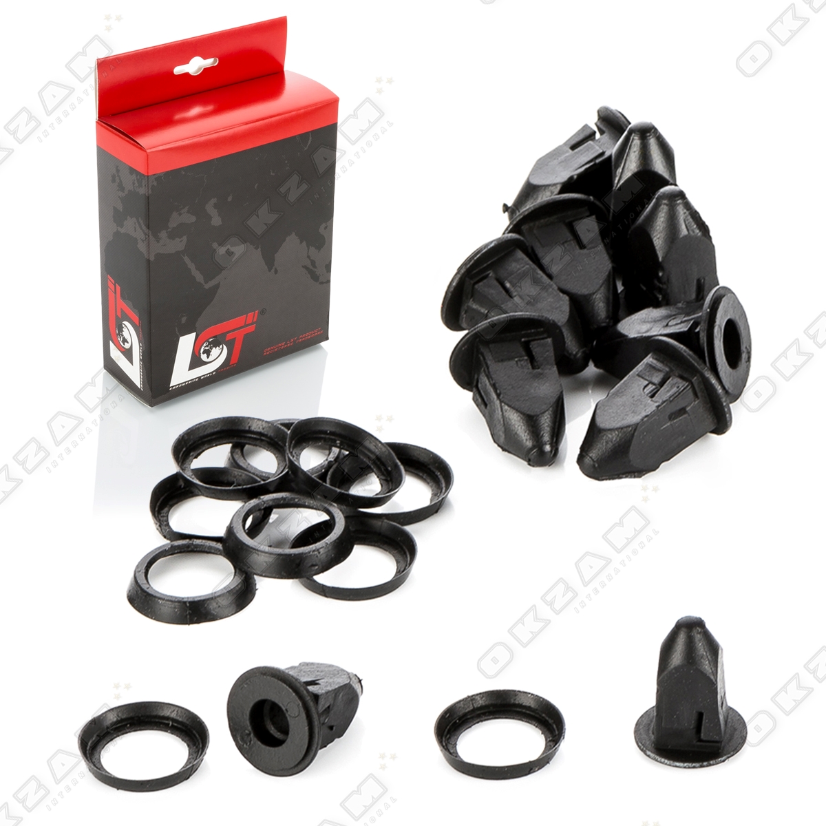 20 pzas spreizmutter para carrocería paso de rueda radhausschale clips de fijación